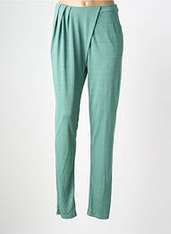 Pantalon slim taille élastique taille normale vert CHACOK femme