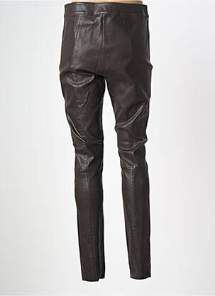 Pantalon slim taille normale taille normale marron HOTEL PARTICULIER femme