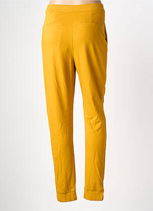 Pantalon slim tissage popeline taille normale jaune CHACOK femme