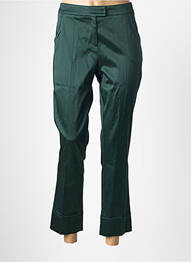 Pantalon 7/8 fermeture zippée sous rabat avec crochet taille normale vert CHACOK femme