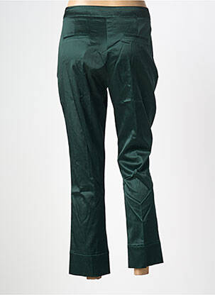 Pantalon 7/8 fermeture zippée sous rabat avec crochet taille normale vert CHACOK femme