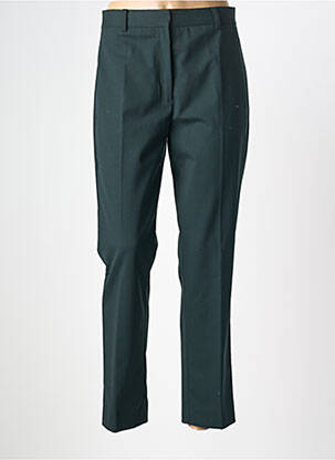 Pantalon slim tissage popeline taille normale vert HOTEL PARTICULIER femme
