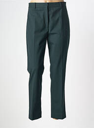 Pantalon slim tissage popeline taille normale vert HOTEL PARTICULIER femme