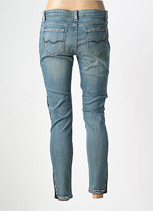 Jeans coupe slim effet usé délavé taille normale bleu GOLD ON THE ROCKS femme
