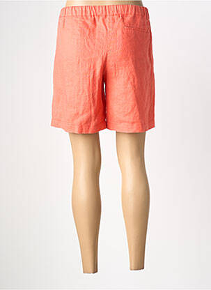 Bermuda taille élastique taille normale orange ZYGA femme