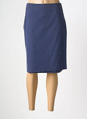 Jupe mi-longue taille normale bleu CHACOK femme