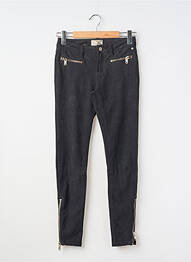 Pantalon slim stretch taille normale noir GOLD ON THE ROCKS femme