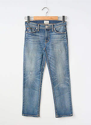 Pantacourt stretch taille normale bleu HUDSON femme