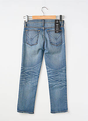 Pantacourt stretch taille normale bleu HUDSON femme