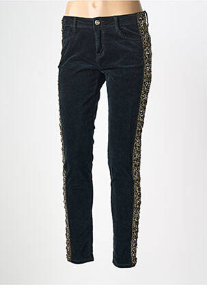 Pantalon slim noir GOLD ON THE ROCKS femme
