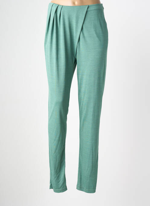Pantalon slim taille élastique taille normale vert CHACOK femme