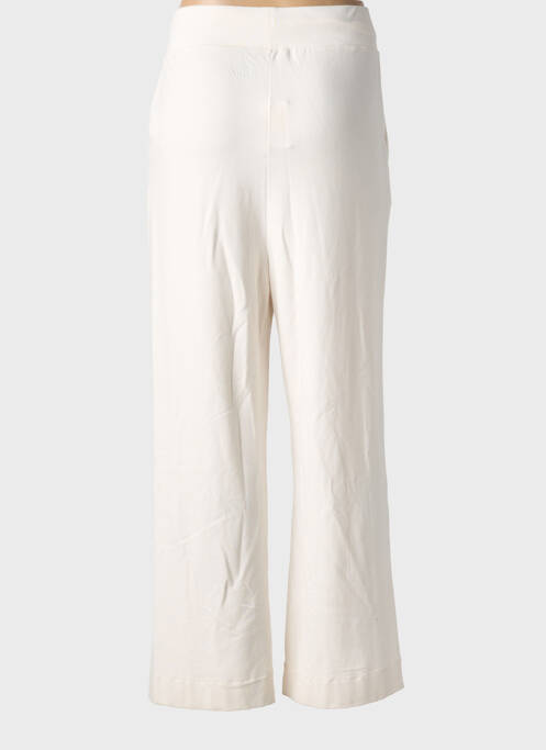 Pantalon large poches taille normale blanc MAJESTIC FILATURES femme