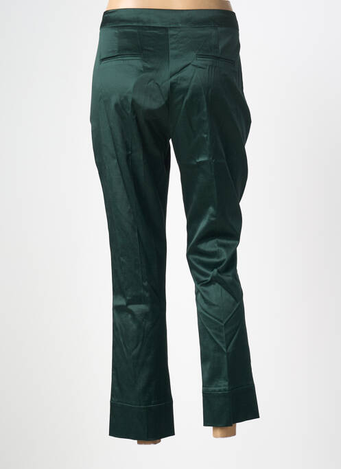 Pantalon 7/8 fermeture zippée sous rabat avec crochet taille normale vert CHACOK femme