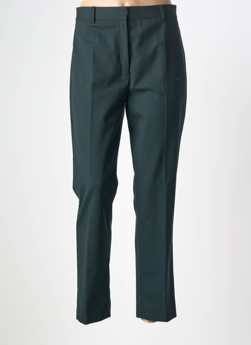 Pantalon slim tissage popeline taille normale vert HOTEL PARTICULIER femme