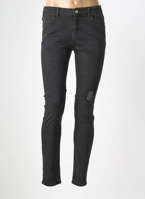 Jeans coupe slim stretch taille normale noir GOLD ON THE ROCKS femme