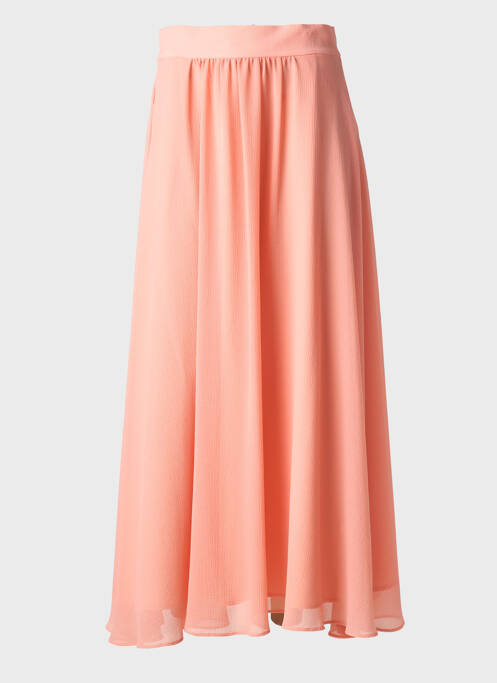 Jupe longue tissage crêpe orange CHACOK femme