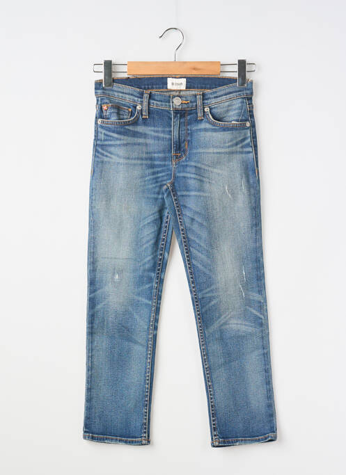 Pantacourt stretch taille normale bleu HUDSON femme