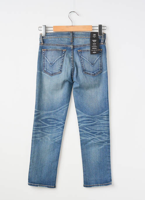 Pantacourt stretch taille normale bleu HUDSON femme