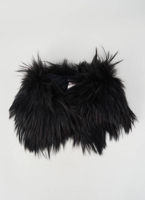 Col / tour de cou coutures renforcées noir MANGANO femme