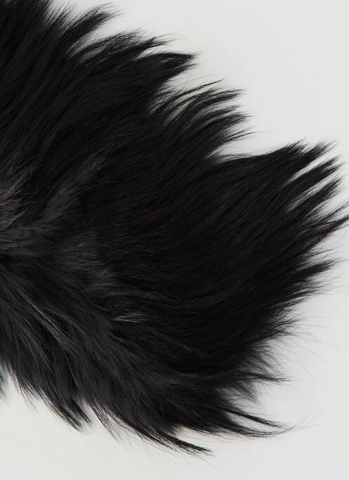 Col / tour de cou coutures renforcées noir MANGANO femme