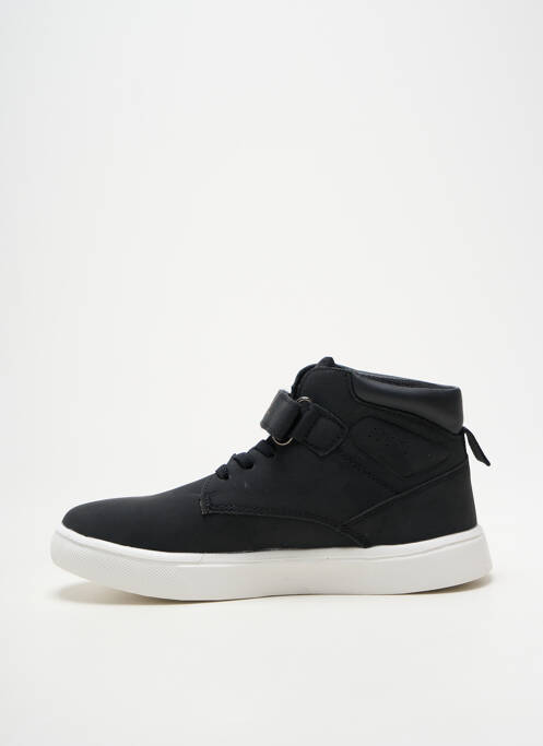Baskets fermeture scratch bout rond noir KAPORAL garcon