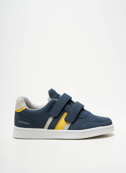 Baskets fermeture scratch bout rond bleu KAPORAL garcon