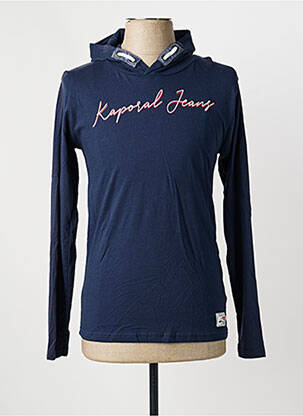 T-shirt manches longues manches longues bleu KAPORAL garçon