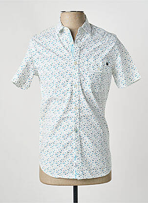 Chemise manches courtes poches bleu KAPORAL homme