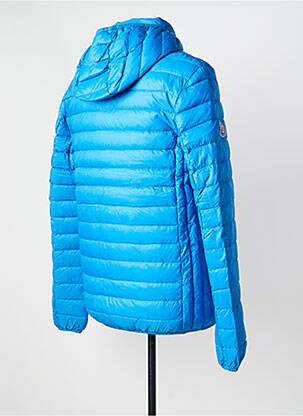 Doudoune poches a capuche bleu WAXX homme