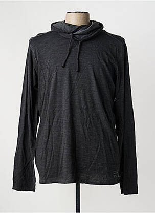 T-shirt coupe cintrée manches longues noir TEDDY SMITH homme