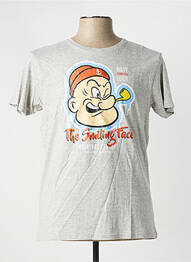 T-shirt coupe cintrée manches courtes gris RITCHIE homme