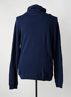 Sweat-shirt stretch manches longues bleu TEDDY SMITH homme