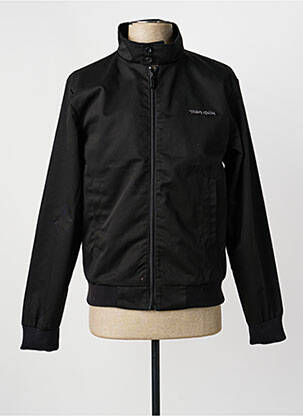 Blouson noir TEDDY SMITH homme
