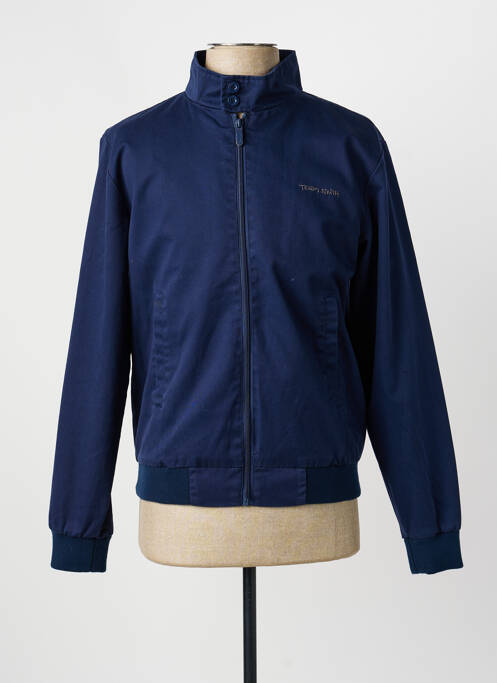 Blouson finition intérieure doublure imprimée bleu TEDDY SMITH homme