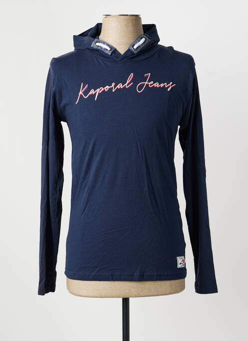 T-shirt manches longues manches longues bleu KAPORAL garcon
