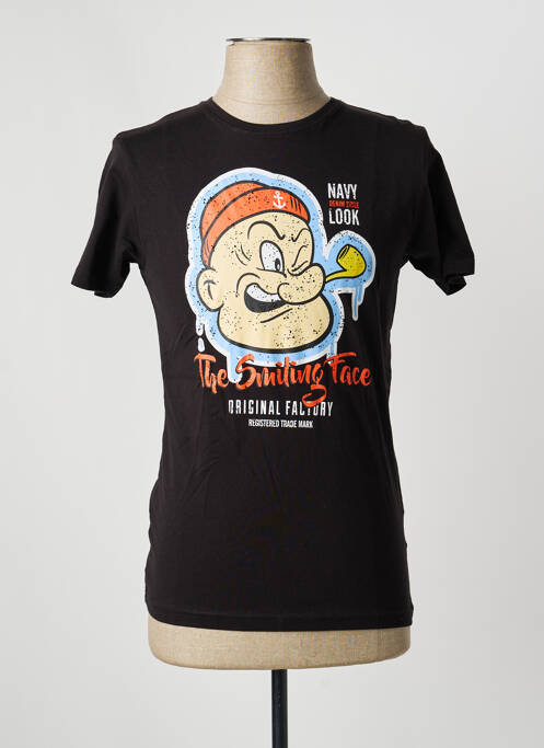 T-shirt coupe cintrée manches courtes noir RITCHIE homme
