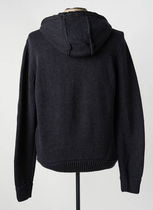 Doudoune poches a capuche noir KAPORAL homme
