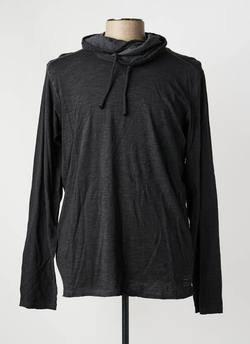 T-shirt coupe cintrée manches longues noir TEDDY SMITH homme