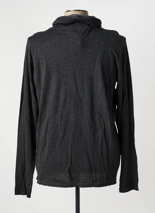 T-shirt coupe cintrée manches longues noir TEDDY SMITH homme