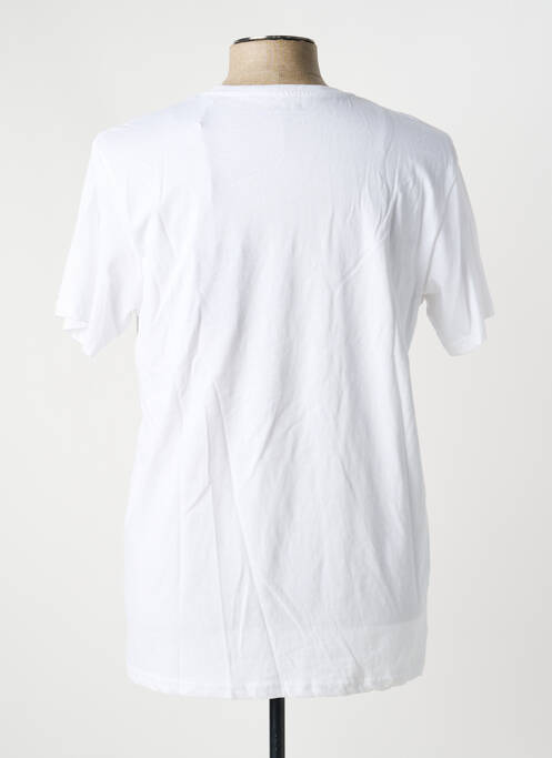 T-shirt coupe cintrée manches courtes blanc TREEKER 9 homme