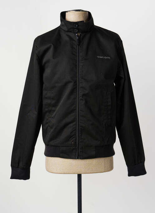 Blouson noir TEDDY SMITH homme