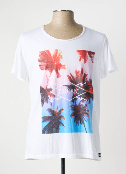 T-shirt blanc WAXX homme