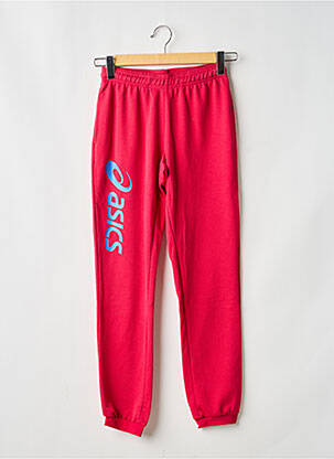 Jogging poches rose ASICS femme