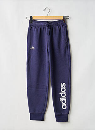 Jogging sérigraphie taille élastique bleu ADIDAS garçon