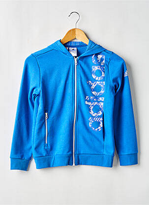 Veste casual poches bleu ADIDAS garçon