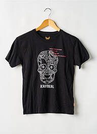T-shirt coupe droite manches courtes noir KAPORAL garcon
