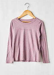 Top manches longues manches longues violet TEDDY SMITH fille
