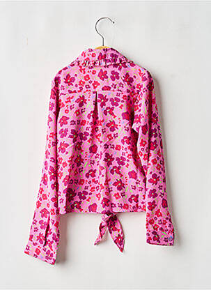 Chemisier manches longues manches longues rose G66 fille