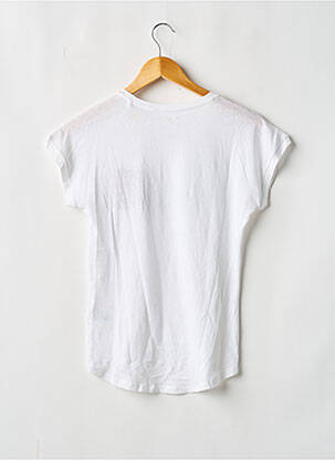 T-shirt coupe droite manches courtes blanc TEDDY SMITH fille