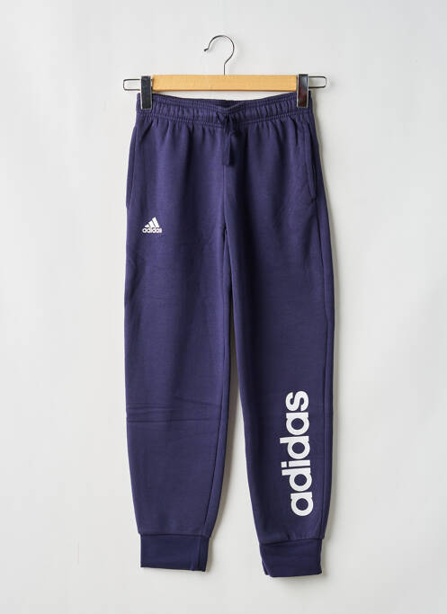 Jogging sérigraphie taille élastique bleu ADIDAS garcon